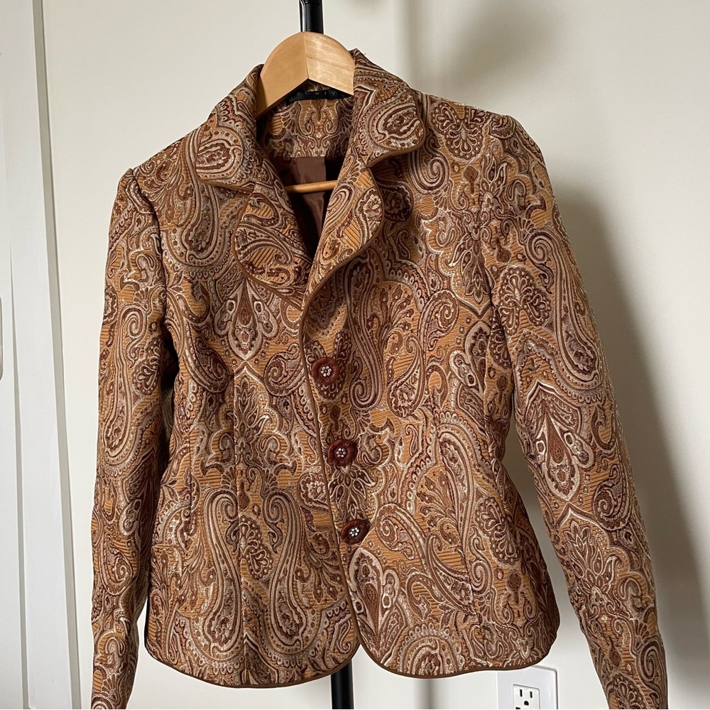 Vintage Paisley Blazer